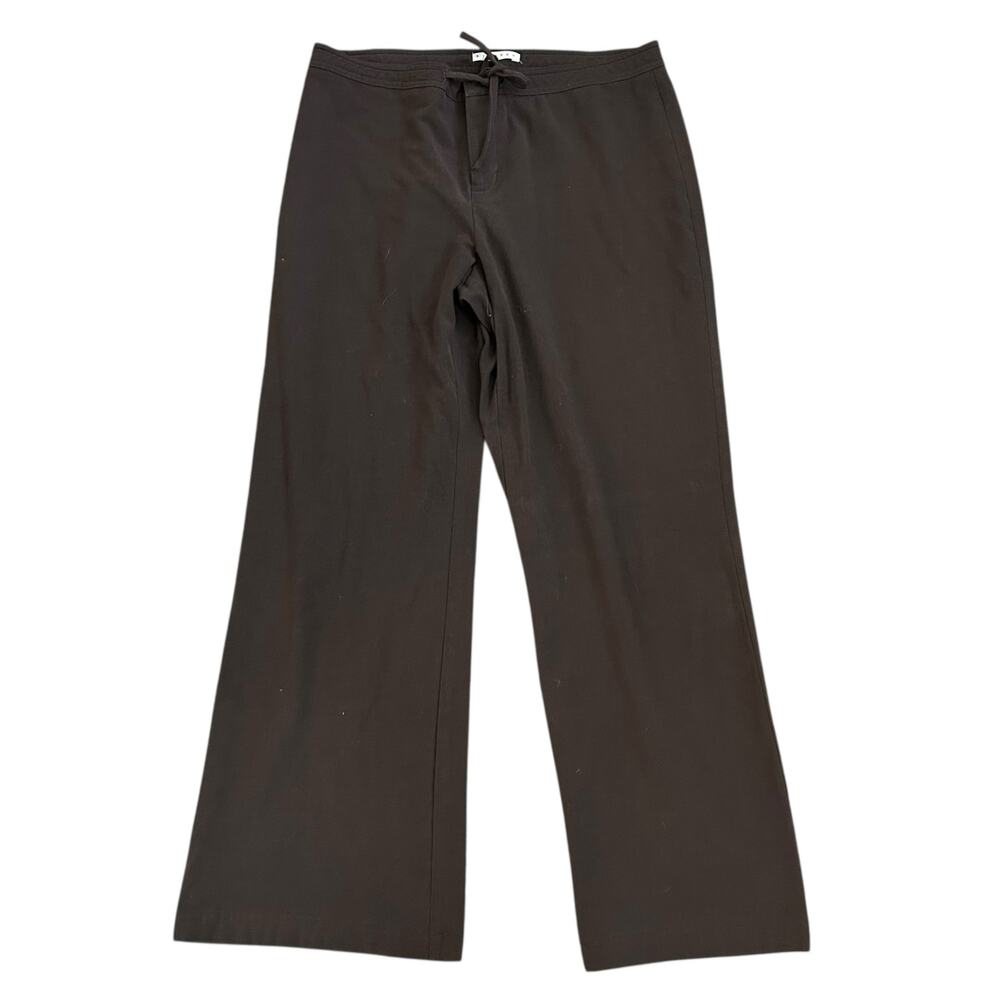 Old Navy Pants Y2K Stretch Bootcut Trouser Womens 10 Brown Academia Minimalist